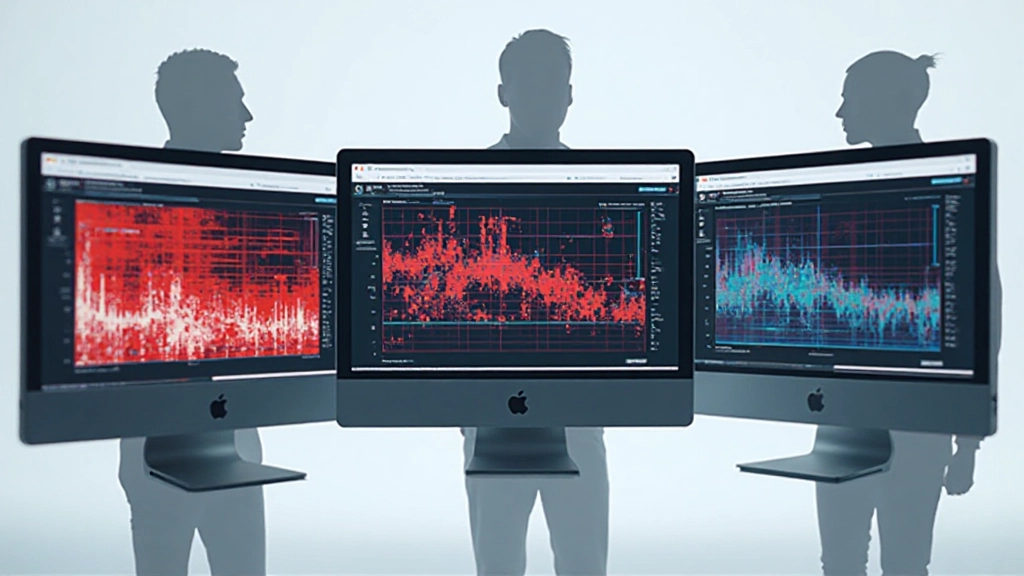 Drie schermafbeeldingen naast elkaar: clickmap met rode punten, scrollmap met kleurverloop, en een session recording screenshot met muiscursor zichtbaar